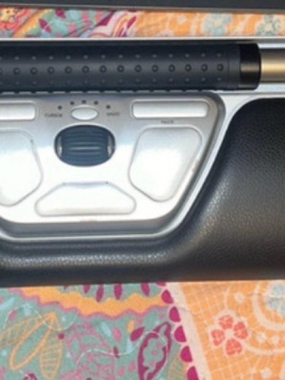 Silver and Black contour roller mouse